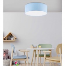 Φωτιστικό Κρεμαστό Φ40cm E27 230V Μπλε Υφασμάτινο Καπέλο 3232